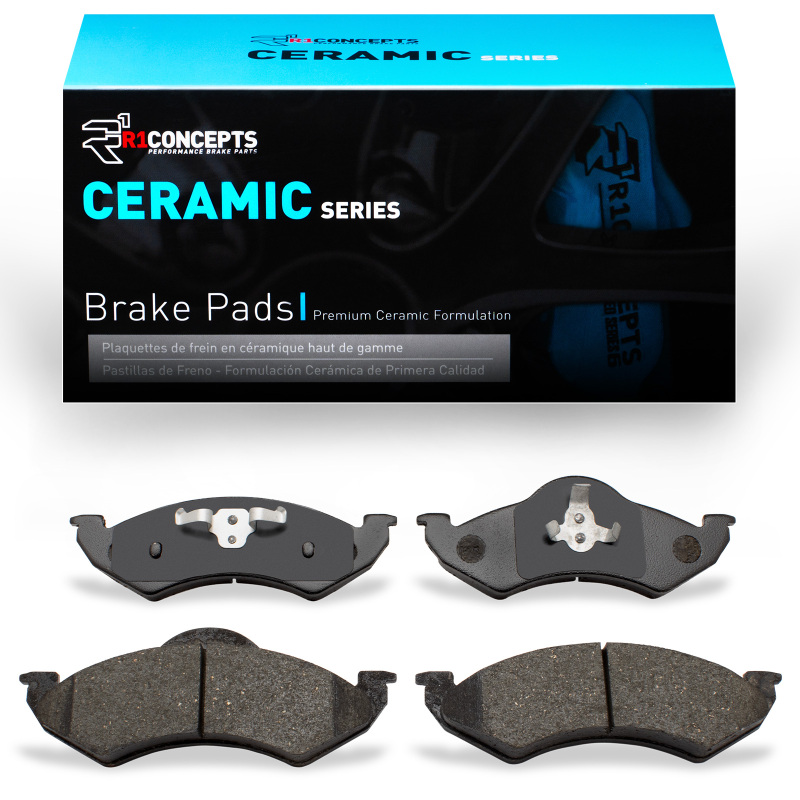 Dodge Durango Ceramic Brake Pads - Front - R1 Concepts - Premium Ceramic Formulation - `00-`02